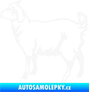 Samolepka Koza 002 levá bílá