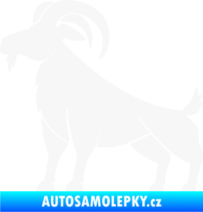 Samolepka Kozel 005 bílá