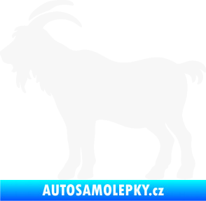 Samolepka Kozel 008 levá silueta bílá
