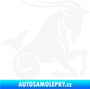 Samolepka Kozoroh 004 pravá bílá