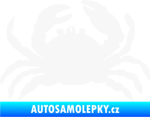 Samolepka Krab 001 pravá bílá