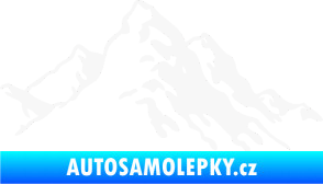 Samolepka Krajina hory 006 pravá bílá