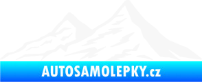 Samolepka Krajina hory 009 levá bílá