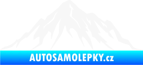 Samolepka Krajina hory 010 pravá bílá