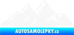 Samolepka Krajina hory 014 pravá bílá