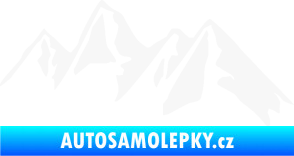 Samolepka Krajina hory 015 pravá bílá