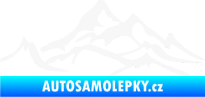 Samolepka Krajina hory 017 levá bílá
