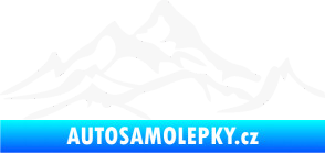 Samolepka Krajina hory 017 pravá bílá