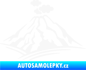Samolepka Krajina hory 018 pravá bílá