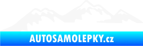 Samolepka Krajina hory 020 levá bílá