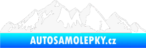 Samolepka Krajina hory 021 levá bílá