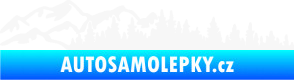 Samolepka Krajina hory 030 levá bílá