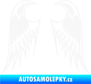 Samolepka Křídla 006 bílá
