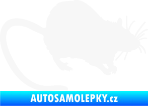 Samolepka Krysa 002 pravá bílá