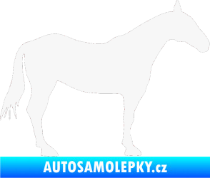 Samolepka Kůň 005 pravá bílá