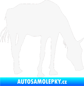 Samolepka Kůň 008 pravá bílá