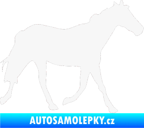 Samolepka Kůň 012 pravá bílá