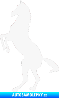 Samolepka Kůň 013 levá na zadních bílá