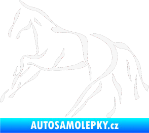 Samolepka Kůň 024 levá bílá