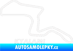 Samolepka Okruh Kyalami bílá