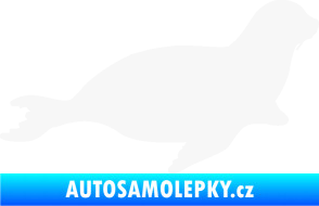 Samolepka Lachtan 001 pravá bílá