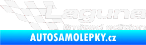 Samolepka Laguna limited edition levá bílá