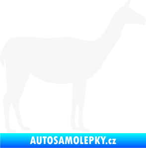 Samolepka Lama 001 pravá bílá