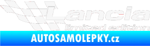 Samolepka Lancia limited edition levá bílá