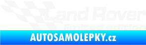 Samolepka Land Rover limited edition levá bílá