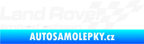 Samolepka Land Rover limited edition pravá bílá