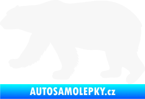 Samolepka Lední medvěd 002 levá bílá