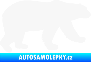 Samolepka Lední medvěd 002 pravá bílá