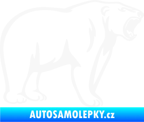 Samolepka Lední medvěd 003 pravá bílá