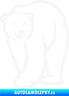 Samolepka Lední medvěd 004 levá bílá