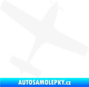 Samolepka Letadlo 003 pravá bílá