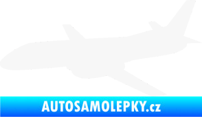 Samolepka Letadlo 004 levá bílá