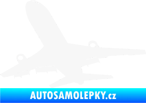 Samolepka Letadlo 007 levá bílá