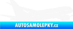 Samolepka Letadlo 009 pravá bílá
