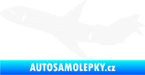 Samolepka Letadlo 013 levá bílá