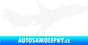 Samolepka Letadlo 013 pravá bílá