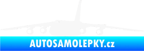 Samolepka Letadlo 015 levá bílá