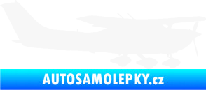 Samolepka Letadlo 021 pravá Cessna 182 bílá