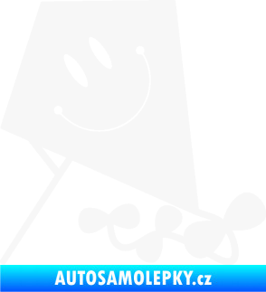 Samolepka Létající drak levá bílá