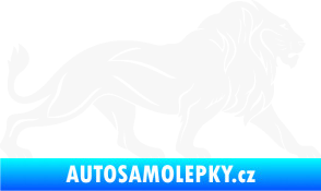 Samolepka Lev 007 pravá bílá