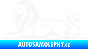 Samolepka Lev 010 levá bílá