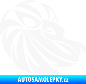 Samolepka Lev zvěrokruh 003 pravá bílá