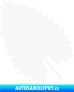 Samolepka List 001 levá bílá