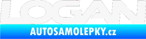 Samolepka Logan bílá