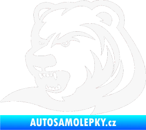 Samolepka Medvěd 001 levá bílá