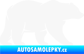 Samolepka Medvěd 002 pravá bílá